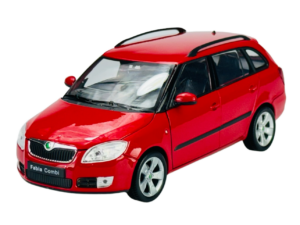WELLY 2009 SKODA FABIA II 2 KOMBI CZERWONA 1:24 22519